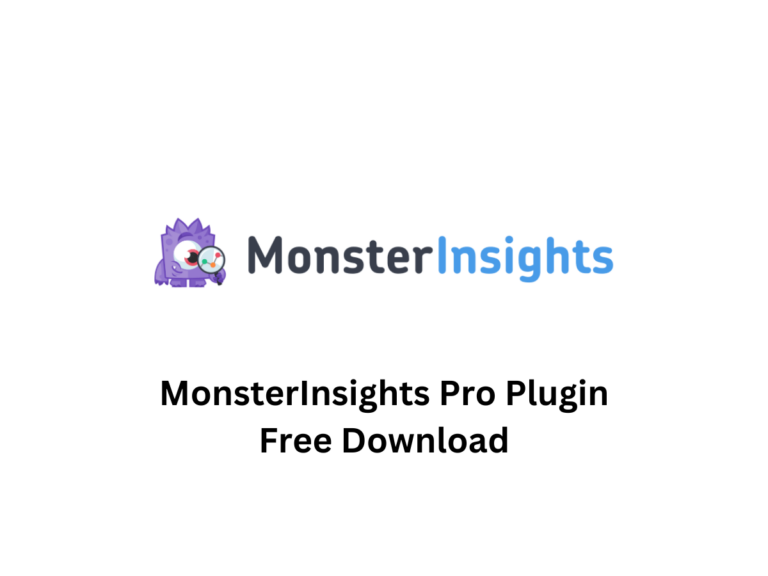 Free Download MonsterInsights Pro WordPress Plugin